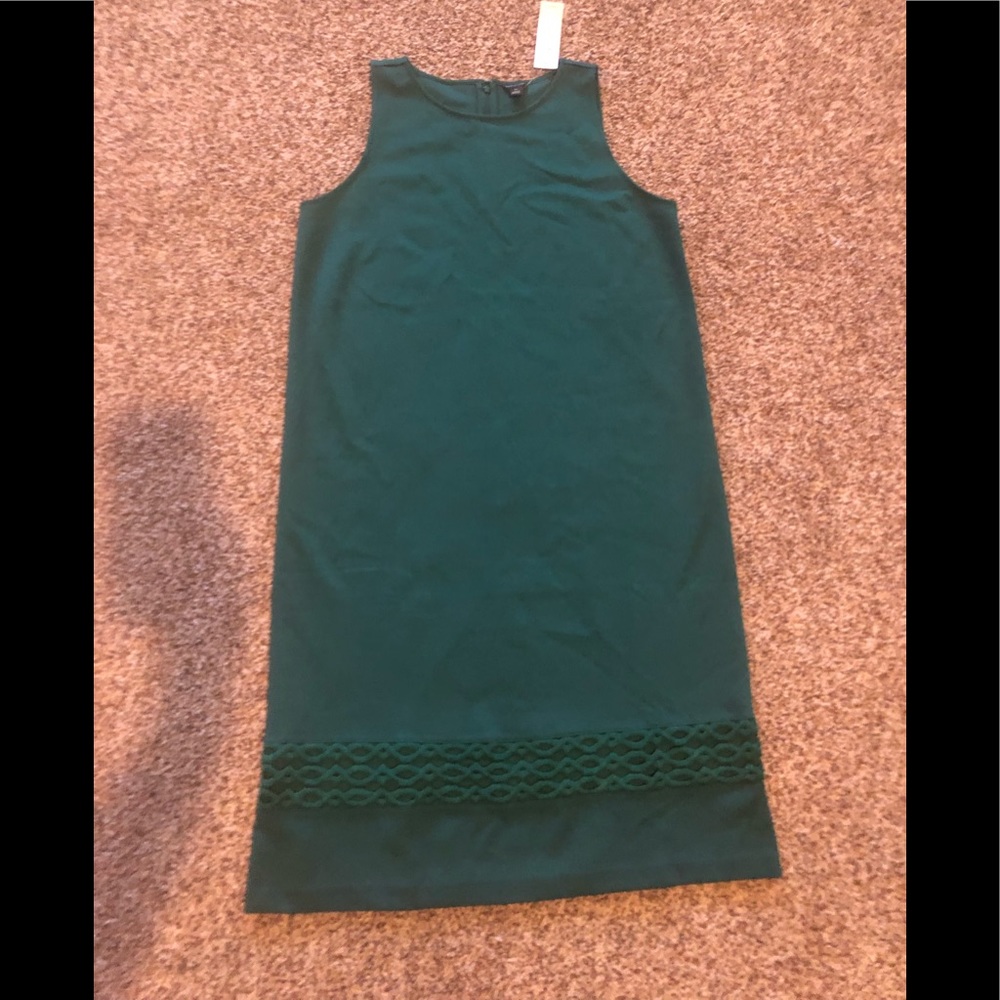 Hunter green Ann Taylor dress